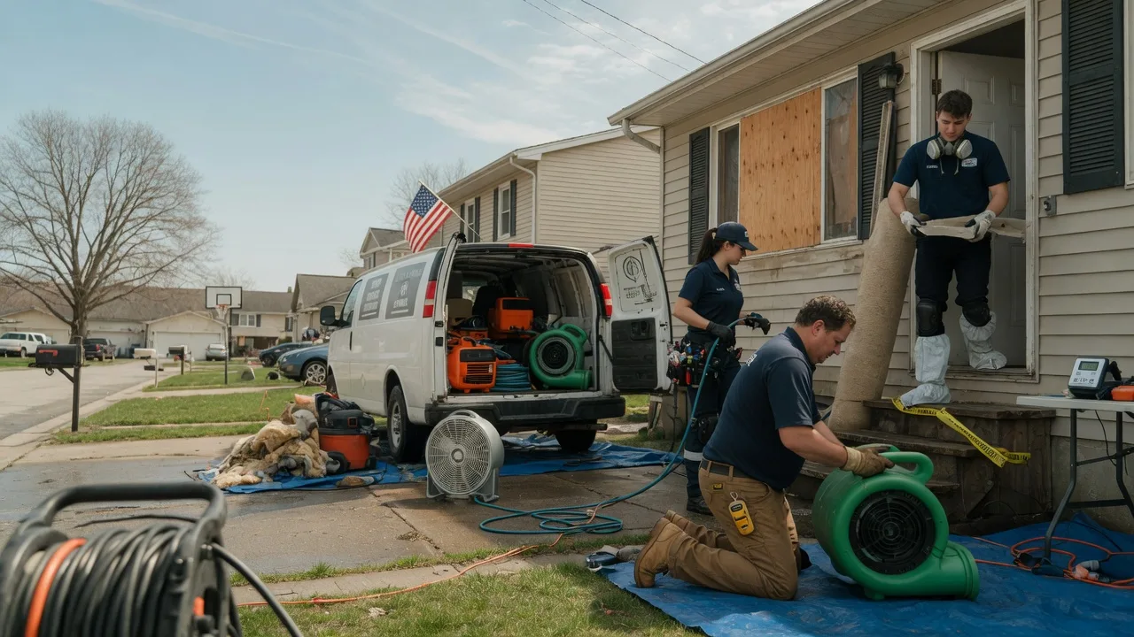 Water Damage Restoration in Gann Valley, SD near me